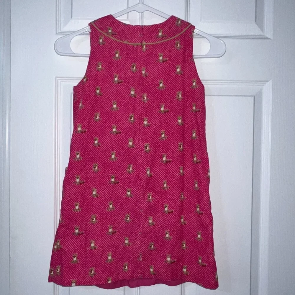 Lilly Pulitzer Girl's Owl Print Sleeveless Dress Size 7